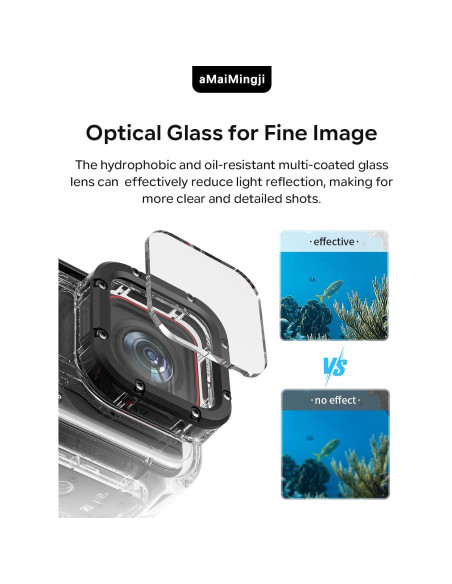 Funda de Buceo Impermeable Insta360 Ace Pro 60M - aMaiMingji