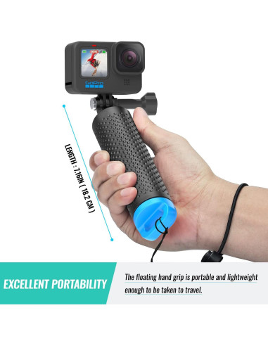 Agarradera Flotante Impermeable Wealpe para GoPro y DJI Osmo