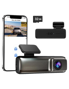 Cámara Dash 2.5K QHD SEW PEUNRY con WiFi y visión nocturna