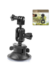 Soporte de Ventosa PULUZ para GoPro y DJI OSMO - Ajustable 360
