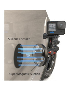 Soporte de cámara magnético SKEZN con 2 cabezales de bola 2