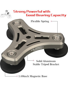 Soporte Magnético ULIBERMAGNET Triangular 100LB para Cámara 2