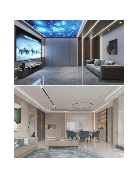 Tira de luz LED neón blanca 5m 600 SMD2835 a prueba de agua Tira de luz LED neón blanca 5m 600 SMD2835 a prueba de agua