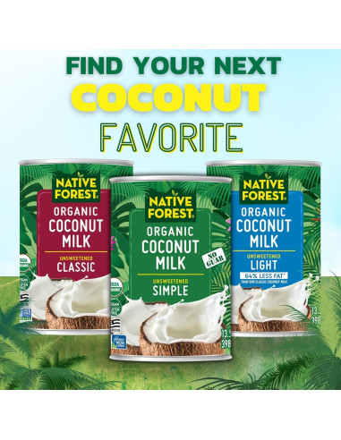 Crema de Coco Orgánica Native Forest 160 ml - Paquete de 12