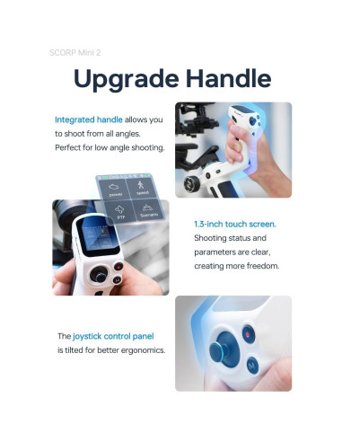 Estabilizador Gimbal FeiyuTech SCORP Mini 2 para Cámaras y Smartphones