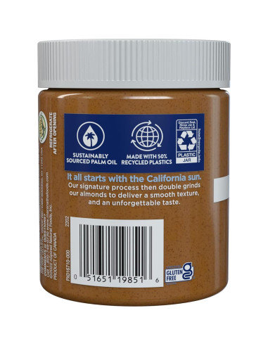 Crema de Almendra Tostada MaraNatha Vainilla 340g Sin Revolver