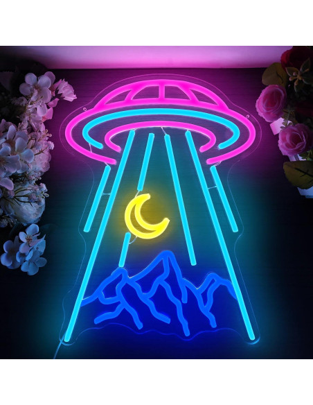 Luz de Neón UFO Geeinar 39.37x29.97 cm Dimmable Decorativa