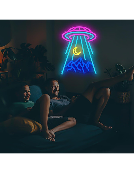 Luz de Neón UFO Geeinar 39.37x29.97 cm Dimmable Decorativa