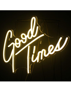 Señal de Neón Looklight Buenas Tiempos 32.9x40 cm LED USB 2