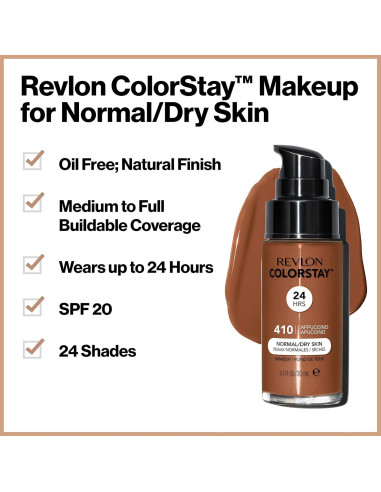 Base Líquida Revlon ColorStay 500 Nogal 29.57 ml SPF 20