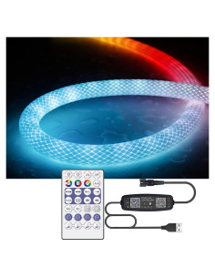 Tira LED Neon 2M WS2811 RGB Flexible Controlador Bluetooth