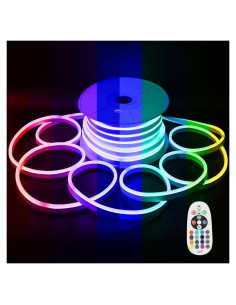 Luces de tira LED RGB FORT 10m IP66 impermeables con control remoto