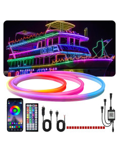 Luces de Neón LED Yeenoon 5m RGB Control Remoto IP68 Barco