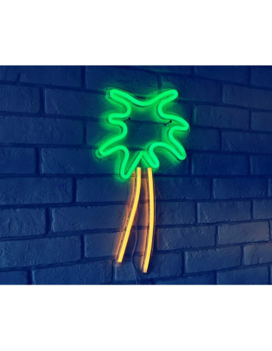 Luz de Neón Britrio Palmera 25x15 cm USB Decorativa