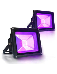 Luz Negra LED 20W LANFU Proyector IP66 para Fiestas y Acuarios