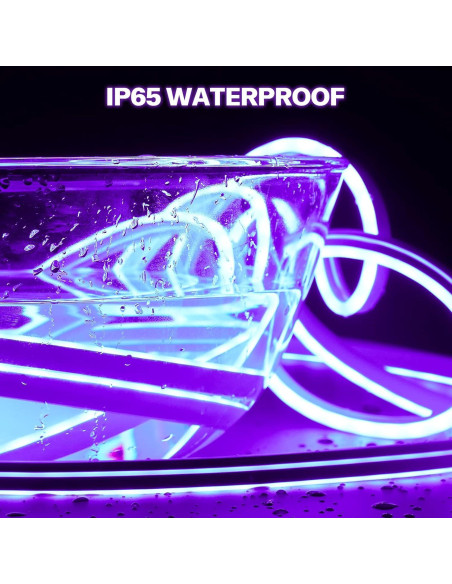 Tira de Luz LED Neón 5m SANBEN RGB Impermeable para Exterior