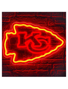 Luz de Neón LED Brineon Fútbol 26.9x37.1cm Decorativa