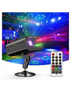 Luces de Fiesta LED SPOOBOOLA con Control Remoto y Sonido