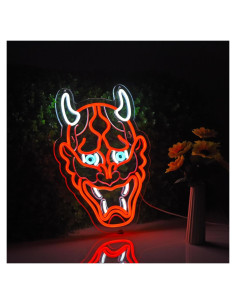 Luz de neón Hannya ZODZ 42x32 cm LED regulable USB