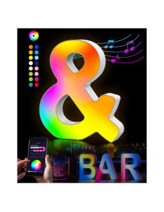 Luz LED de Letra Neón SELFILA 15.24 cm - Decoración de Pared