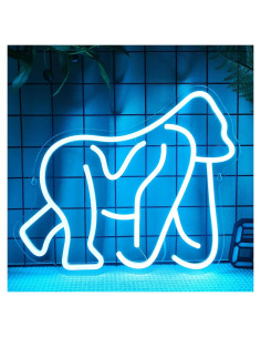 Luz de Neón LED Gorilas Ammonite 40.6x30.5cm Decoración