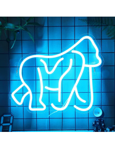 Luz de Neón LED Gorilas Ammonite 40.6x30.5cm Decoración 2