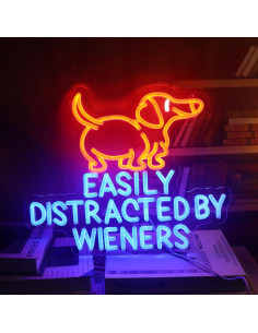 Luz Neón LED Perro Salchicha Nordstylee - Decoración Hogar 2