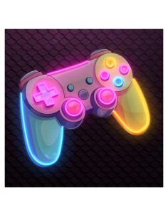 Luz de Neón LED Vital Neon Controlador de Juego 27x30 cm