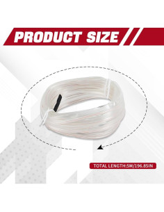 Tira de luces LED Hbxdeco 5m RGB USB para coche interior 2