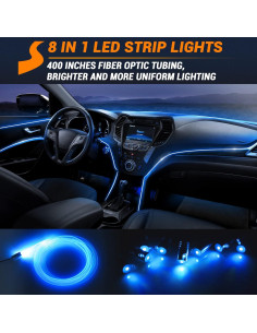 Luces LED de tira SS VISION 400 cm RGB con control APP y remoto 2