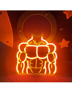 Luz de Neón JYCreativity Cuerpo Masculino Naranja 27.6x29cm 2