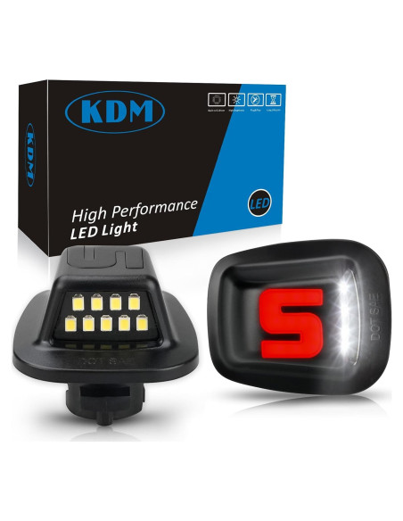 Luz de Placa de Licencia LED KDM para Chevy Silverado 1988-2000