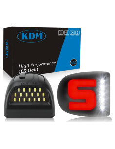 KDM Luz de Placa de Licencia LED para Chevy Silverado 1999-2013