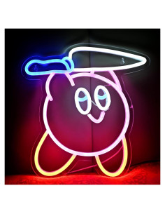 Luz de Neón LED Cuchillo Kirbee Moweek 33 cm para Habitaciones