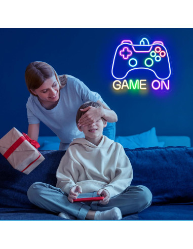 Luz de Neón LED Gamer STYPOP Game On 35.9x34cm