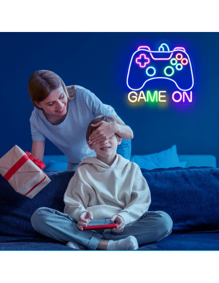 Luz de Neón LED Gamer STYPOP Game On 35.9x34cm