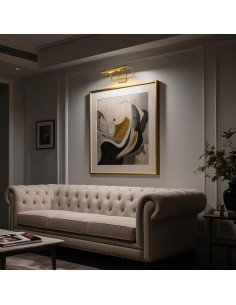 Luz de Imagen Joyunleo 45.72 cm Regulable Latón Retro 2