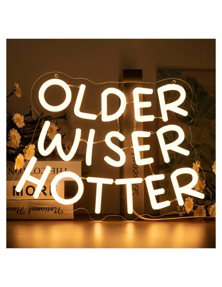 Letrero de Neón LED Regulable SENOVIRA 32x23 cm Cumpleaños