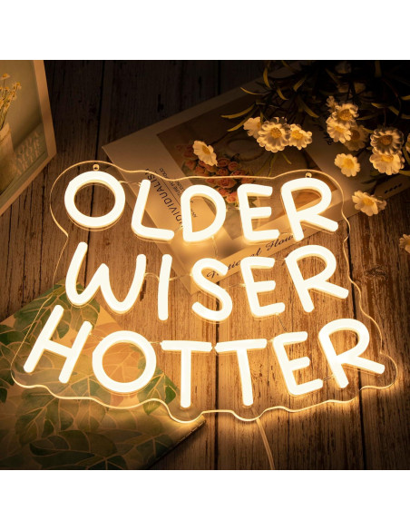 Letrero de Neón LED Regulable SENOVIRA 32x23 cm Cumpleaños