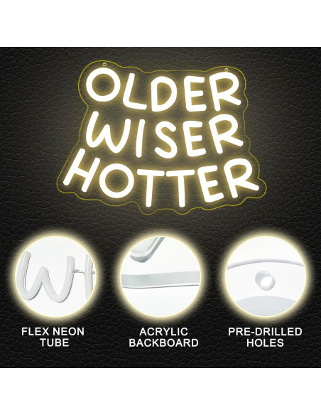 Letrero de Neón LED Regulable SENOVIRA 32x23 cm Cumpleaños