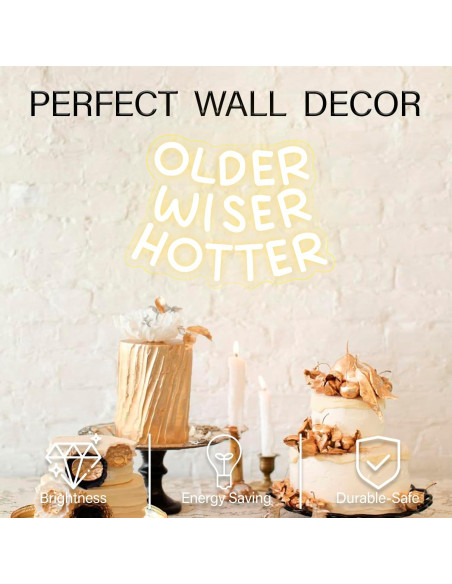 Letrero de Neón LED Regulable SENOVIRA 32x23 cm Cumpleaños