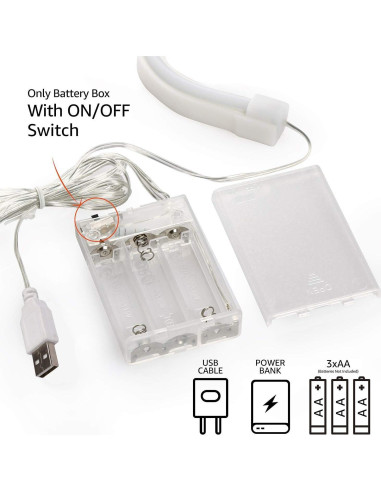 Luz de Neón Nube LED BEMOMENT Blanca para Decoración