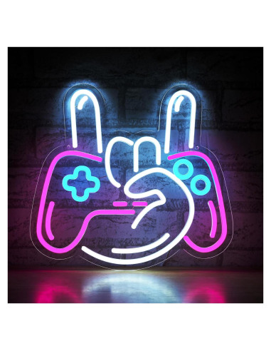 Luz de Neón LED Oneneno Control Personalizable 32.9x34.9cm