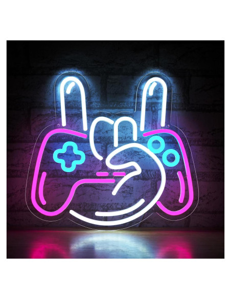 Luz de Neón LED Oneneno Control Personalizable 32.9x34.9cm