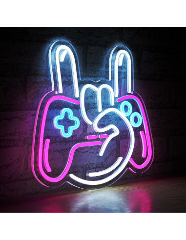 Luz de Neón LED Oneneno Control Personalizable 32.9x34.9cm