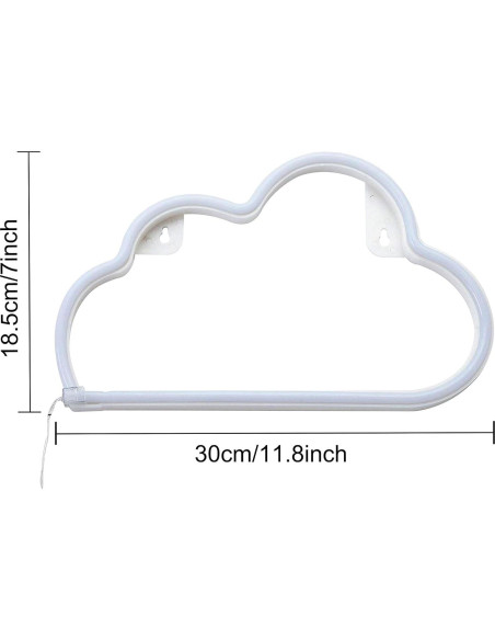 Luz de Neón LED Nube NiniTe LIGHTS - Decoración Azul