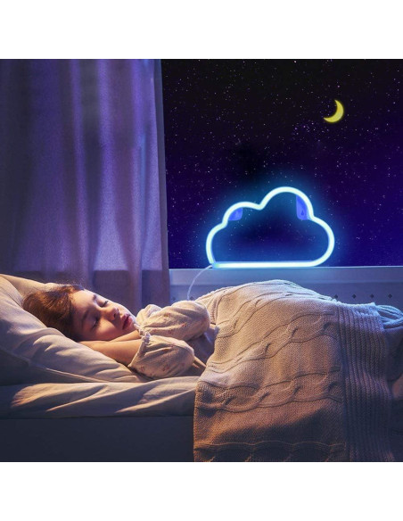 Luz de Neón LED Nube NiniTe LIGHTS - Decoración Azul