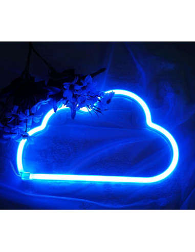 Luz de Neón LED Nube NiniTe LIGHTS - Decoración Azul