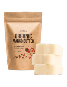Manteca de Mango Orgánica 454g - Cruda y Sin Refinar para Piel y Cabello