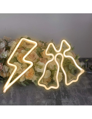 Luz de Neón Rayo Sunnyglade USB/Batería 35.6x29 cm